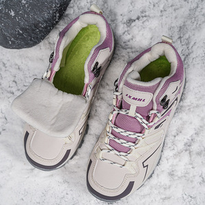 <span class=keywords><strong>Botas</strong></span> de Senderismo para <span class=keywords><strong>Mujer</strong></span>, Diseño Nuevo, Cálidas para Invierno, Media Caña, Forradas de Piel, Transpirables, para Exteriores - Product Image 4