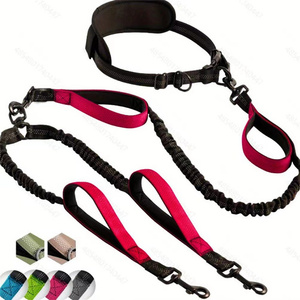 <span class=keywords><strong>Correa</strong></span> retráctil reflectante multifuncional para dos perros, <span class=keywords><strong>correa</strong></span> para perros con manos libres para correr - Product Image 5