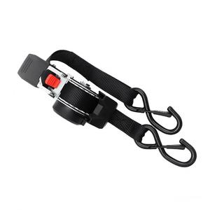 Sangles à <span class=keywords><strong>cliquet</strong></span> rétractables multicolores de 1 pouce x 10 pieds, résistance à la rupture de 1500 livres, sangles de cargaison en polyester, crochet en S - Product Image 5