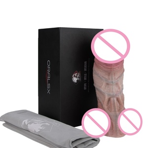 ORALSX Dildo de Silicona Flexible de Gran Calibre, Color Piel, Enorme Dildo, Tapón Anal, Pene Artificial Realista para Mujeres, Juguetes Sexuales - Product Image 6