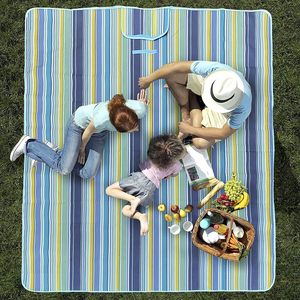 Portable <b>Large</b> Waterproof Foldable Beach <b>Mat</b> Blanket Sand Less Picnic Blanket for Camping and Hiking for Outdoor Use Sand - Product Image 4