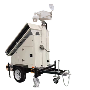 Nhà máy OEM giá rẻ <span class=keywords><strong>CCTV</strong></span> năng lượng mặt trời di động Camera giám sát Trailer cho giám sát an ninh - Product Image 4