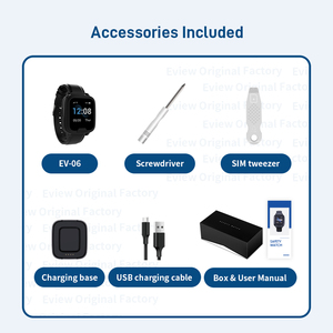 4G 노인 응급 GPS 추적 SOS 스마트워치 (낙상 감지, SIM 카드, 알츠하이머/치매 환자 건강 모니터링 기능 포함) - Product Image 6
