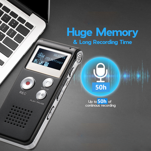 Enregistreur vocal numérique intelligent <span class=keywords><strong>à</strong></span> activation vocale 8 Go et lecteur MP3 avec clé USB, enregistreur de <span class=keywords><strong>musique</strong></span> et de conférences - Product Image 3