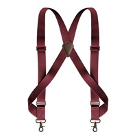 Bretelles pour hommes en gros, modèle X-Back, avec 2 crochets latéraux en laiton antique, élastiques et réglables, accessoires vestimentaires