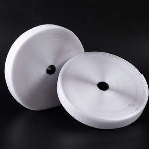 卸売 25mmx25メートル/ロール 100% ナイロン 防水 環境に優しい縫い付けフックループテープ 衣類 衣服 荷物バッグ 留め具 DIY - Product Image 2