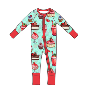 Ropa para Niños Donuts Ropa De <span class=keywords><strong>Bebe</strong></span> Ropa Infantil <span class=keywords><strong>Pijamas</strong></span> de Bambú para Bebés Zippy para Niños - Product Image 2