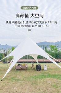 Custom Tarp <b>Canopy</b> Tent for Outdoor Events , Spider Lone Star Awning Tarp for <b>Camping</b> Rain Fly - Product Image 6