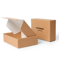 Nouveaux matériaux, bon prix, boîte en papier kraft pour cadeaux, cartons, vêtements, boîte en carton kraft durable