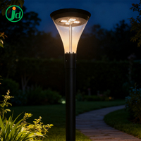 Luminarias LED de Poste para Jardín, Estilo Retro Europeo, de Alta Potencia (30W, 50W, 60W), de Aluminio, con Clasificación IP66, para Exteriores, Paisajismo y Jardinería