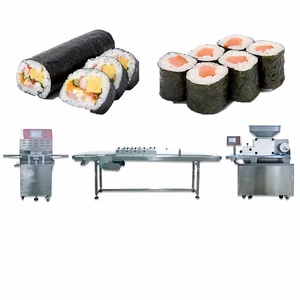Nueva Máquina Eléctrica para Hacer <span class=keywords><strong>Sushi</strong></span> Totalmente Automática de Alta Velocidad <span class=keywords><strong>Ninja</strong></span> 220V 70-100 piezas/min, Acero Inoxidable de Grado Alimenticio, Control Táctil - Product Image 1