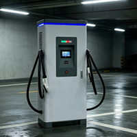 Station de recharge rapide pour véhicules électriques à courant continu haute puissance pour usage commercial et public