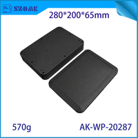 Boîtier de jonction étanche IP67 personnalisé 200*65*280mm pour capteur IoT, petite boîte électrique en ABS pour projet de capteur extérieur