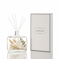 Diffuseur de parfum à bâtonnets ENO OEM ODM, logo personnalisé, huile parfumée longue durée pour la maison, emballage en bouteille de verre, fabricant