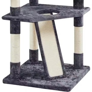 Nueva torre de Interior para gatos con rascadores cubiertos de sisal, hamaca de árboles para gatos y gatitos de condominio, árboles para gatos de varios niveles - Product Image 6