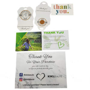 Cartão de Agradecimento de Luxo Personalizado com Impressão Digital em Papel Offset Laminado e Corte a Laser para o Natal - Product Image 2