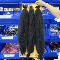 Populaire 3X Pré-Étiré Pré-Gonflé Kanekalon Cheveux Torsadés Doux Water Twist 24" Afro Marley Twist pour Tresses Cheveux Crépus Noirs pour Femmes