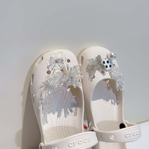 Clips et breloques de luxe faits main en perles pour chaussures, accessoires de chaussures DIY style coréen Dongdaemun pour Mary Jane, ballerines - Product Image 2