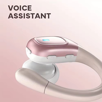 Écouteurs sans fil à crochet d'oreille BT5.3, IPX5, sportifs, autonomie 45H, écouteurs TWS, stéréo HiFi, basses profondes, faible latence, Type-C