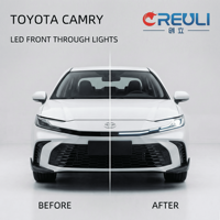 Pour Toyota Camry 9ème Génération : Ensemble de feux de calandre fumés à LED séquentiels DRL avant, Plug and Play