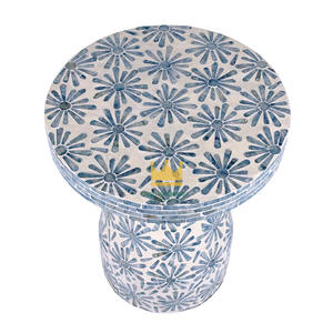 Table basse en nacre incrustée, meubles vintage en nacre, table basse en nacre incrustée en provenance du Vietnam - Product Image 3