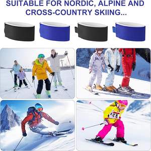 Özelleştirilebilir Su Geçirmez Alp Kayak Kayışları Çevre Dostu Kendinden Yapışkanlı Çift Taraflı Cırt Cırt Bantlar Ayarlanabilir Naylon/EVA Malzeme - Product Image 6
