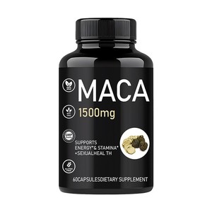 Capsules d'énergie à la racine de Maca noire pour le dropshipping, Complément alimentaire à base de plantes pour booster la vitalité masculine - Product Image 3