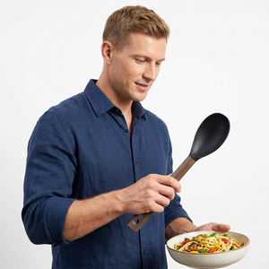 Pelle à riz en nylon Jaya Mata Taiwan JM292, résistante à la chaleur, solide, sans danger pour les aliments, compatible four, cuillère de service, compatible lave-vaisselle, poignée ergonomique - Product Image 1