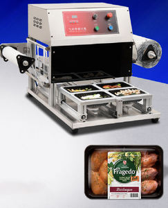 DQ430T-S 850*420*360mm Easy To Operate <b>Block</b> <b>Shape</b> Coffee Second Hand Vegetable Manual Laminated Sachet Packing Machine - Product Image 5