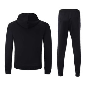 Tuta sportiva da uomo nera da allenamento per allenamento sportivo da uomo tuta sportiva da Jogging tuta economica all'ingrosso - Product Image 2