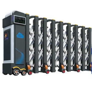 Cổng trượt tự động bằng hợp kim nhôm, an ninh cao cấp, kiểu hiện đại, dành cho căn hộ, biệt thự, nhà ở, cổng xếp, cổng chính, cổng vào. - Product Image 2