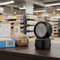 Lecteur de codes-barres portable CX70L pour supermarché, plug-and-play, mains libres, lecture de codes QR et codes-barres 1D/2D sur écran