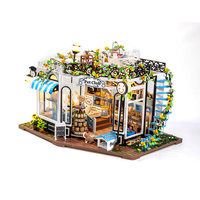 IECREATE 1:24 Échelle Miniature DIY En Bois Maison De Poupée Éducatif Simple À La Main Jouets Et Accessoires Kit À La Main par Éducateur