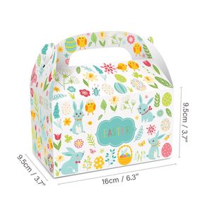 <b>Easter</b> Theme Cartoon Bunny Rabbit Paper <b>Box</b> Kids Party Favors Folding Paper <b>Gift</b> <b>Box</b> Candy Kraft Paper Packaging Boxes - Product Image 3