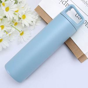 <b>Thermos</b> Cups for Hot and Cold Drinks Vacuum Insulated Stainless Steel <b>Bottle</b> Hot Water <b>Thermos</b> Suitable Silicon Water - Product Image 3