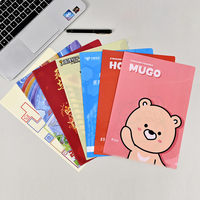 Impresión de Logotipo Personalizado de Empresa, Bolsa de Presentación A4 A5, Cierres para Archivos, Bolsillos con Sello, Organizador de Documentos, Carpeta de Sobres