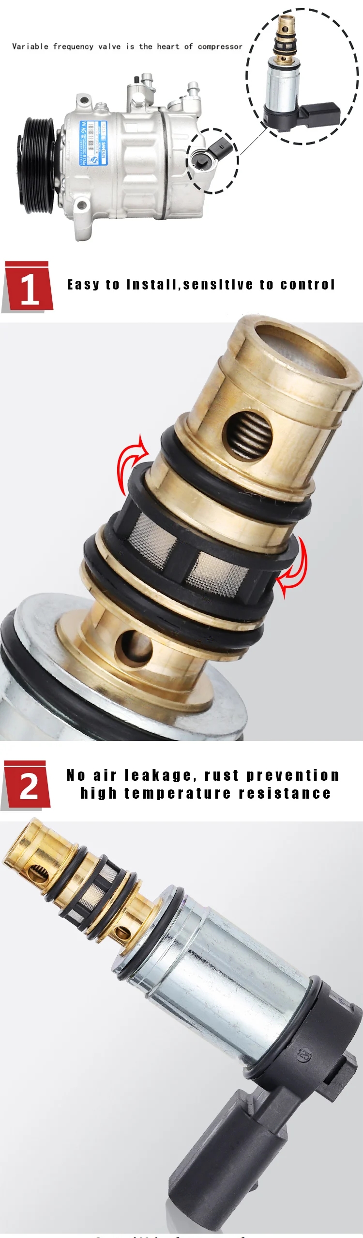 Hyundai Elantra 2010-2022 AC ECV Electronic Control Valve For Compressor I.168765605