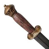 Dague de Chevalier Romain Médiéval Rétro, Accessoires de Cosplay, Faux Couteau en Mousse, Jouet d'Halloween
