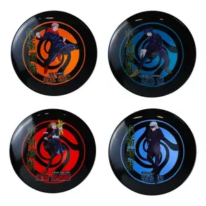 Ensemble de vaisselle moderne de luxe Jujutsu Kaisen en édition limitée 4 tasses 4 bols 4 assiettes écologiques pour les hôtels occasions de vacances - Product Image 4