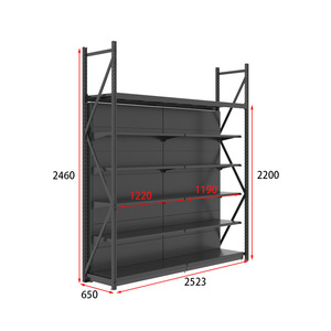 Scaffali Commerciali Personalizzati su Larga Scala per Supermercati - Scaffalature Regolabili a Doppio Lato per Magazzini e Negozi Scontati - Product Image 4