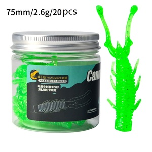 65mm, 6g, 75mm, 1.5g, en <span class=keywords><strong>bouteille</strong></span>, leurre souple, libellule, insectes, Reptile, pêche, vente en gros, leurres souples - Product Image 6