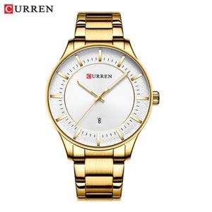 Classic Luxury Large Dial <b>Watch</b> CURREN 8347 Steel Band Minimalist Calendar Business <b>Watch</b> <b>Waterproof</b> <b>Men's</b> <b>Watch</b> - Product Image 5