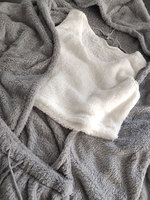 Artı XXXL boyutu kadın 3 parça şort setleri pijama oyuncak ayı peluş 2022 kış giysileri gömlek pijama kapüşonlu