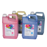 Encre Solvant 5L Konica KM512i 1024i 30pl Faible Odeur Écologique pour Impression de Signalétique Extérieure
