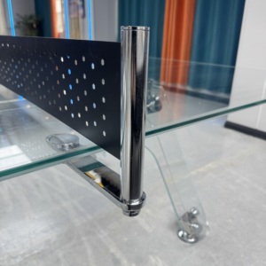 Mesa de <span class=keywords><strong>Ping</strong></span> Pong de Vidrio Templado Moderna para Exteriores, Precio al por Mayor, Mesa de Tenis de Mesa de Cristal de Alta Calidad para Uso Doméstico y Comercial - Product Image 3