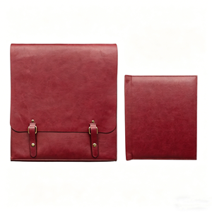Porte-documents en cuir avec fermeture magnétique et logo personnalisé, avec insert pour <span class=keywords><strong>album</strong></span> photo, sac organisateur pour cadeau d'affaires exécutif - Product Image 1
