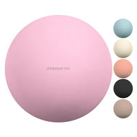 Pelota de Masaje de Silicona Resistente para Pilates, Antideformación, Fácil de Limpiar con Agua y Jabón, Color Personalizado, MOQ Bajo, Pelota Terapéutica