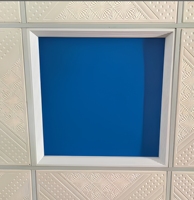 Panneau lumineux LED à intensité variable en 3 couleurs, lumière du ciel artificielle, CCT commutable, lampe de plafond ciel bleu pour bureau, maison, travail