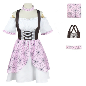 Disfraz de Anime de Nezuko Kamado de Demon Slayer, Estilo Lolita - Product Image 2