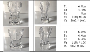 Bikini <strong>Girl</strong> Promotional Gift <strong>Glass</strong> Cup OEM Lead Free Tequila Shot <strong>Glasses</strong> Sexy Shot <strong>Glass</strong> - Product Image 4